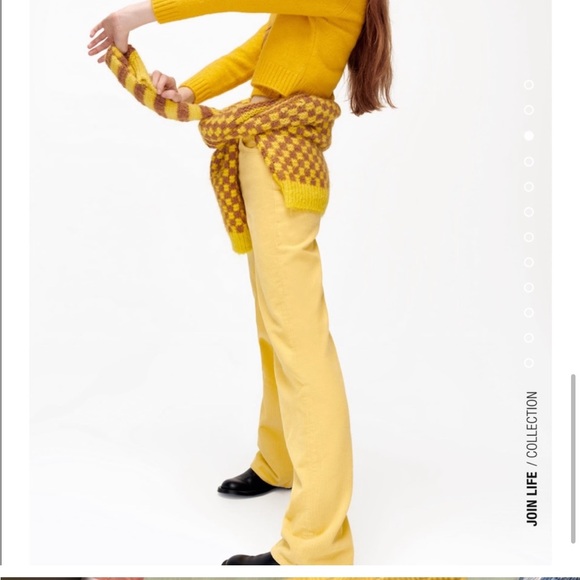 ZARA NWT WIDE LEG CORDUROY PANTS - Picture 3 of 5